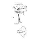 Змішувач для біде Lidz Astra 001AF (k35) LDAST001AFCRM48089 Chrome, фото 2