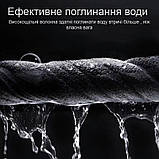 Мікрофібра 2 шт. рушник ганчірка для сушіння авто 35х75 см XUNDER сіра (GS-196252), фото 5