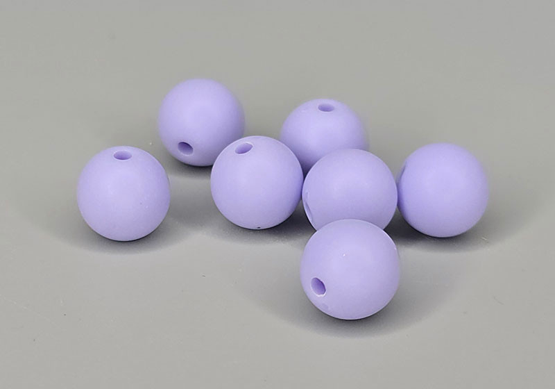 Буси бузкові матові Акрил 10 мм/500г А33/С09010