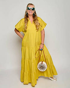 Сукня жіноча жовта MKLT2982-3