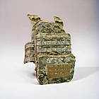 Рюкзак, штурмова панель тактична, піксель кордура 1000 ден