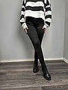 Лосини жіночі чорні зі штрипками MKKS6015-1, фото 5