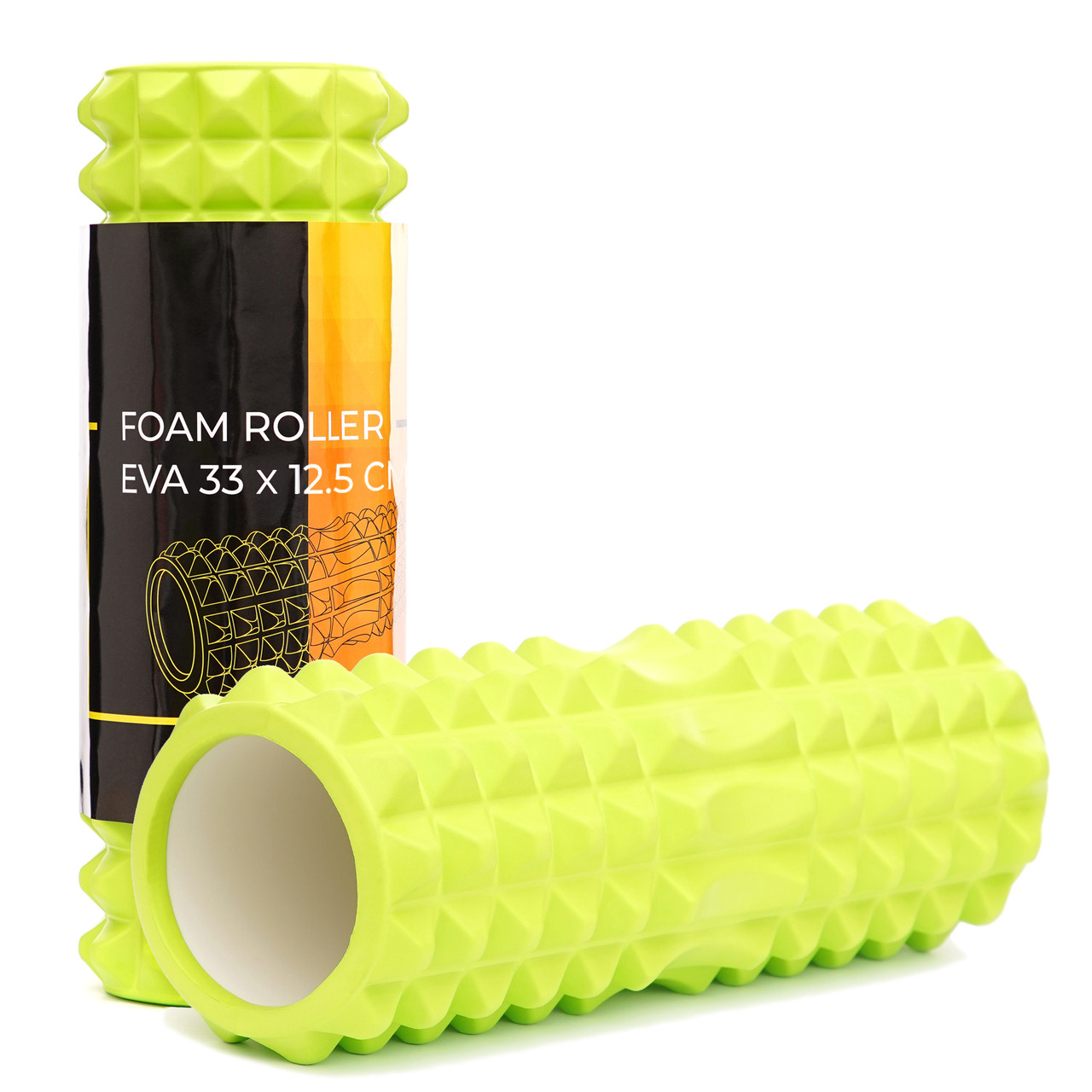 Масажний ролик Cornix EVA 33 x 12.5 см (валик, роллер) XR-0330 Green, фото 1