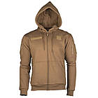 Толстовка Mil-Tec Tactical Hoodie Zipper Coyote 11472019