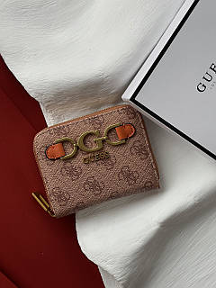 Жіночий гаманець Guess Dagan 4G logo мініжовтогарячий Гес