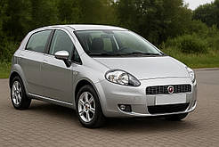 Зовнішня окантовка скла (6 шт, нерж.) для Fiat Punto Grande/EVO 2006-2018 рр