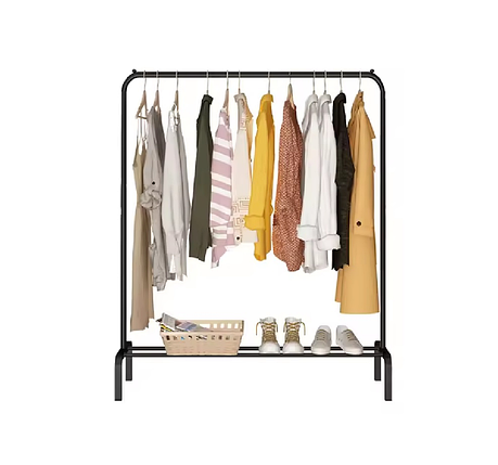 Стійка-вішалка металева подвійна для одягу та взуття R88770, фото 2