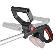 Тример акумуляторний 20 В, 7500 об/хв, діаметр обертання волосіні 300 мм, котушка, без ЗП та АКБ, STORM, фото 5