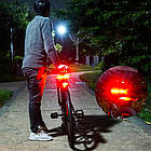 Задній велоліхтар XA-817 з поворотниками та пультом дистанційного керування для безпечної їзди, фото 2