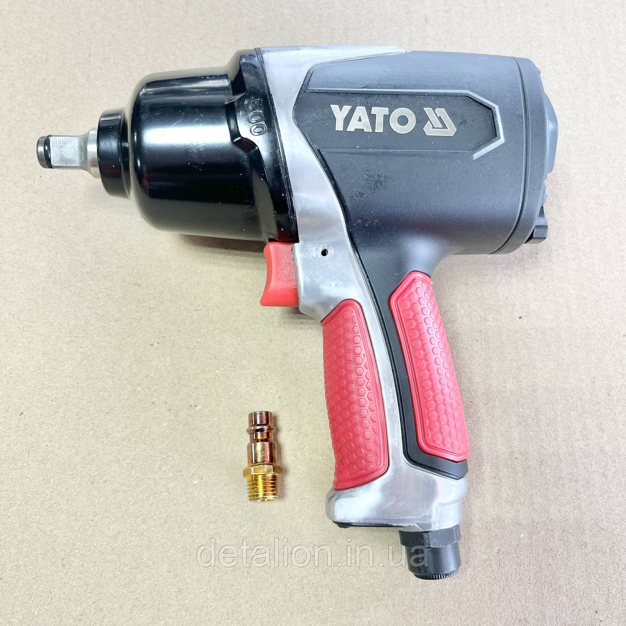 Гайковерт ударний пневматичний YATO: квадрат 1/2 раб. тиск — 6,3 Bar за 184 л/хв.YT-09524, фото 1