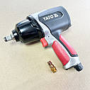 Гайковерт ударний пневматичний YATO: квадрат 1/2 раб. тиск — 6,3 Bar за 184 л/хв.YT-09524, фото 4