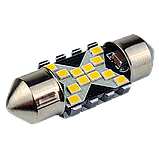 Glow X1 T11 31mm 12-24V CAN C5W sofit 3Вт світлодіод, фото 2