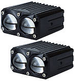 DriveX WL MT-08 H/L Dual 45W 3000K/6000K 12-80V комплект світлодіодних фар з лінзою, фото 4