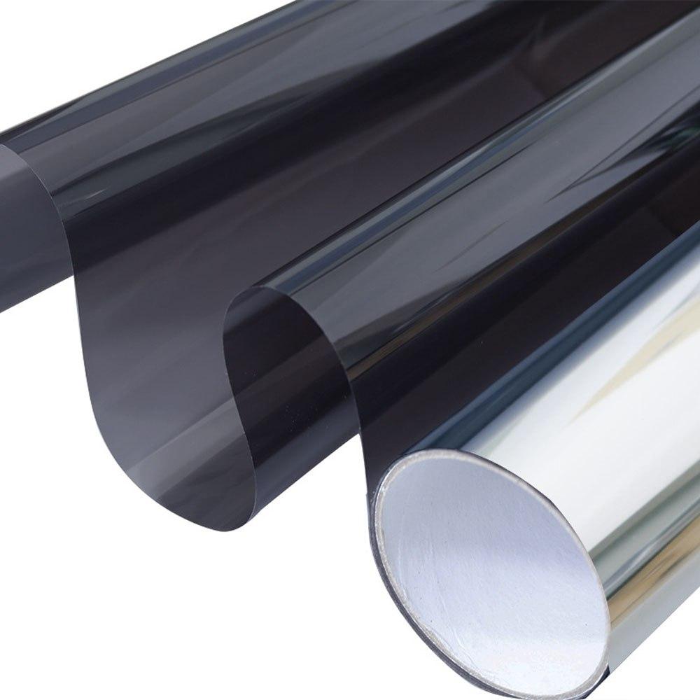 Сонцезахисна плівка на вікна 90х200см дзеркальна для захисту від сонця та перегріву в будинку, фото 1