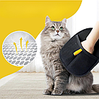 Двостороння рукавичка PetGroom Pro 24×16 см для вичісування вовни свійських тварин, фото 2