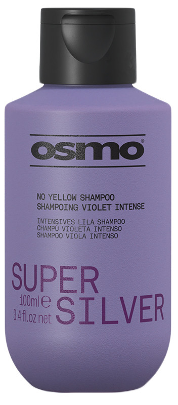 Шампунь проти жовтизни фарбованого світлого та натурального волосся Super Silver NEW Osmo, 100 мл, фото 1