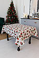 Новорічна скатертина на стіл Stripe Balls ТМ ПРОВАНС, фото 2