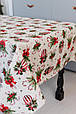 Новорічна скатертина на стіл Stripe Balls ТМ ПРОВАНС, фото 3