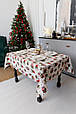 Новорічна скатертина на стіл Stripe Balls ТМ ПРОВАНС, фото 6
