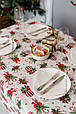 Новорічна скатертина на стіл Stripe Balls ТМ ПРОВАНС, фото 9