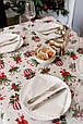 Новорічна скатертина на стіл Stripe Balls ТМ ПРОВАНС, фото 10