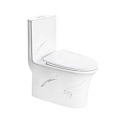 Унітаз-моноблок SY 1612 PAINT rim 71*39*77 білий ( А0058450 )