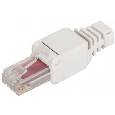 Конектор RJ45 cat.6 UTP 8P8C, безінструментальний, 1шт Kingda (KD-PGU8054-C6), фото 1