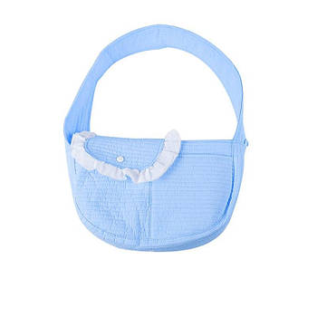 Слінг-переноска для котів і собак Lesko SY-2022-0502 Blue L 4 шт.