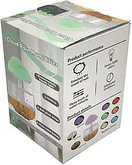 Увлажнювач повітря Гриб Хмара Дощ Увлажнювач 300 мл аромадифузор з RGB LED підсвіткою