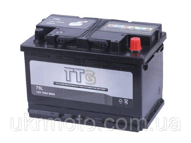 Акумулятор TTG 75AH 12 V (L+) 278*175*190mm, фото 1