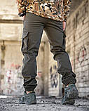 Штани Олива Зимові soft shell BANDIT ТР6407 ТМ, фото 5