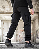 Штаини Зимові Чорні Тактичні soft shell BANDIT поліція ТР6411 ТМ, фото 6