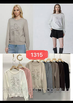 Светр жіночий в'язання оптом (46-50) Китай LC 1315-140199, фото 1