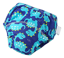 Тренувальні трусики для дітей  | багаторазові підгузки, розмір 90см (6-11кг), 1шт  (динозаври)