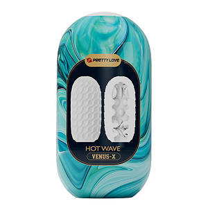 Мастурбатор яйце Pretty Love Venus-X Egg рельєфний, 13.1 х 6.5 см