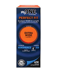 Презервативи MyONE Extra Wide and Long розмір 60K, 10 шт