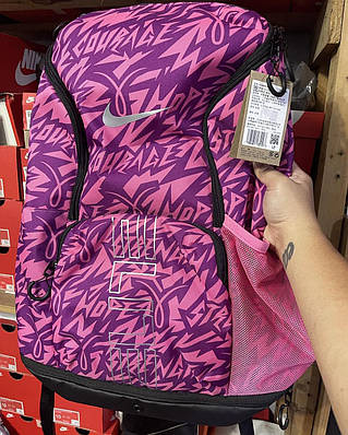 Рюкзак розовый Nike Hoops Elite Pink Kay Yow Backpack Camo