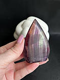 Флюорит натуральний камінь мінерал крапля кабошон з флюориту., фото 6