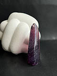 Флюорит натуральний камінь мінерал крапля кабошон з флюориту., фото 3