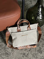 Сумка Michael Kors Medium шопер молочний