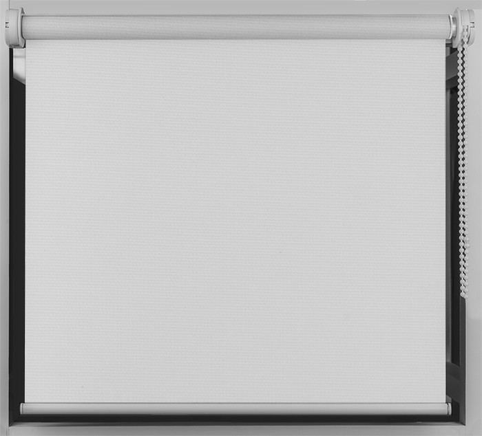 Тканинний ролет Блекаут Luna Білий Blackout, фото 1