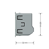 Сенсорна кнопка LIVOLO без фіксації (дзвінковий / імпульсний), безпотенційний / сухий контакт, живлення 12-24В, фото 7