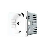 Електрична розетка LIVOLO з USB Type-C PD 18Вт, швидке заряджання iPhone, біла, 16А 230В, із заземленням,, фото 10