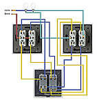 Двоклавішний перехресний вимикач Livolo білий (VL-C7FCMM10A-1WP), фото 8
