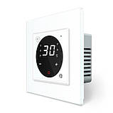 Комплект дистанційного керування водяною теплою підлогою LIVOLO білий скло (VL-C7FCEZ-TC16AZ-2WP), фото 2