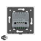 Розумний сенсорний Wi-Fi вимикач 1 сенсор Livolo білий скло (VL-C7FC1NY-2GWP), фото 5