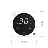 Терморегулятор (термостат) сенсорний програмований для електричної теплої підлоги LIVOLO, білий, модуль без, фото 5