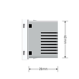Терморегулятор (термостат) сенсорний програмований для електричної теплої підлоги LIVOLO, білий, модуль без, фото 6