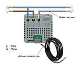 Терморегулятор (термостат) сенсорний програмований для електричної теплої підлоги LIVOLO, білий, модуль без, фото 7