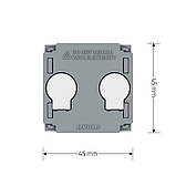 Розумний сенсорний вимикач LIVOLO, 2-сенсорний, прохідний / перехресний, 5А 230В, без нейтралі (VL-FC2SZ2-2G), фото 6